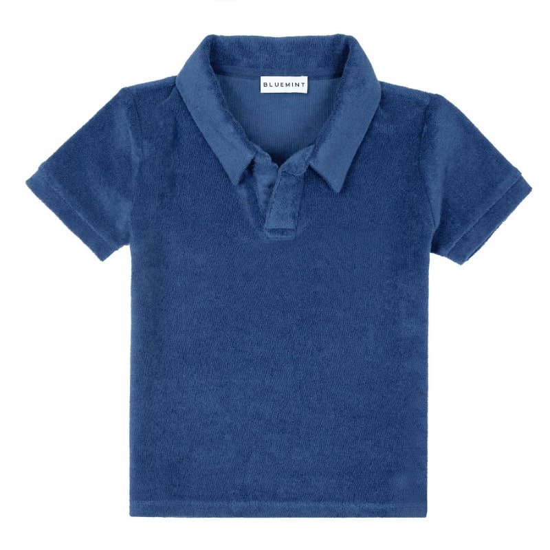 bluemint OLLIE STEEL Kids Towelling Polo Shirt
