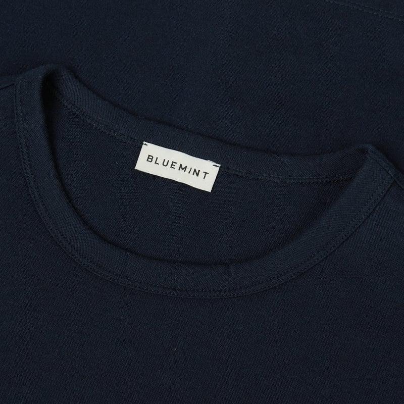Bluemint ONTHE DARK NAVY Piqué Crew Neck T-Shirt