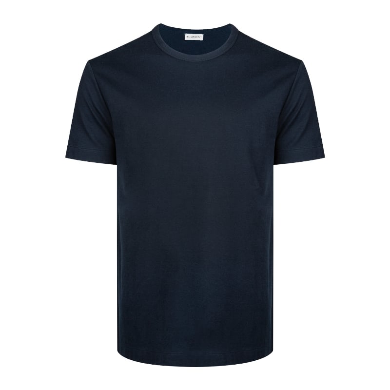 bluemint ONTHE DARK NAVY Piqué Crew Neck T-Shirt