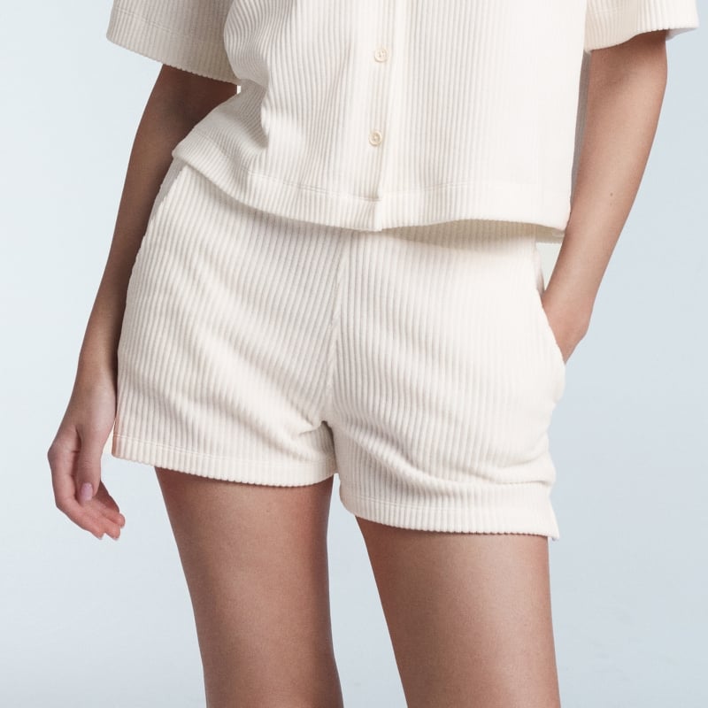 bluemint PAOLA ECRU Corduroy Shorts