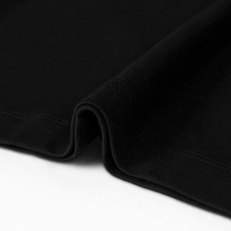 Bluemint PERCIE BLACK Cotton-Blend V-Neck T-Shirt