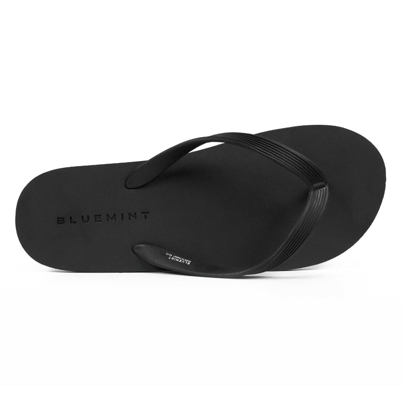 Bluemint PHIL BLACK Rubber Flip Flops