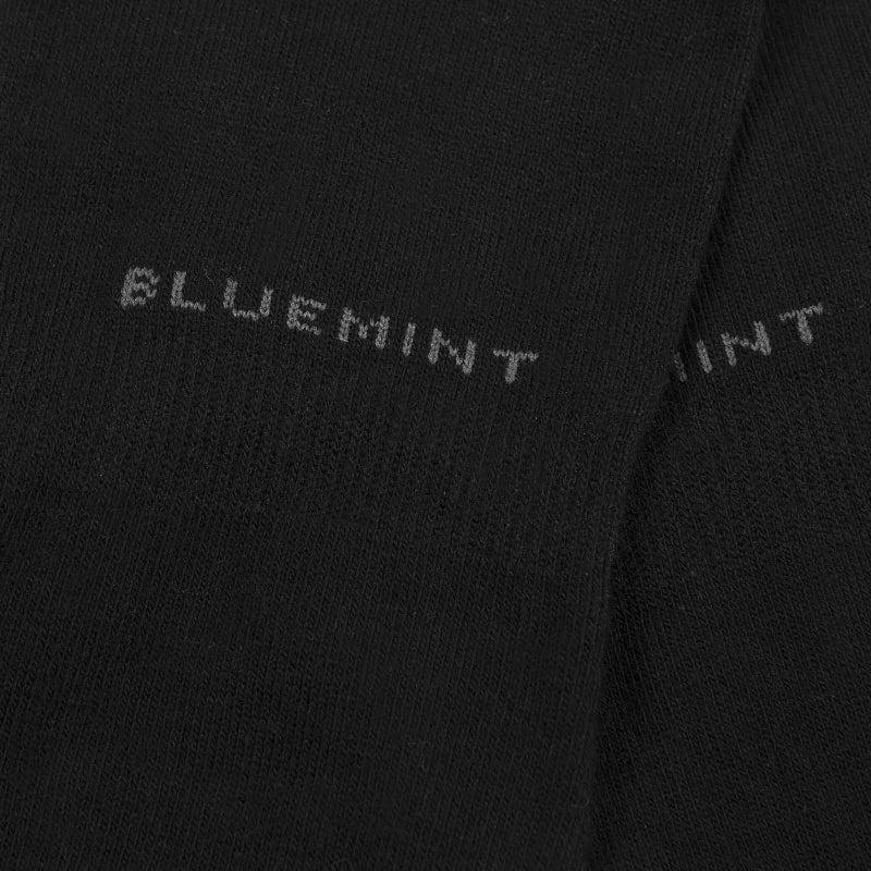 Bluemint PI 5 PACK BLACK Five Pack No Show Socks