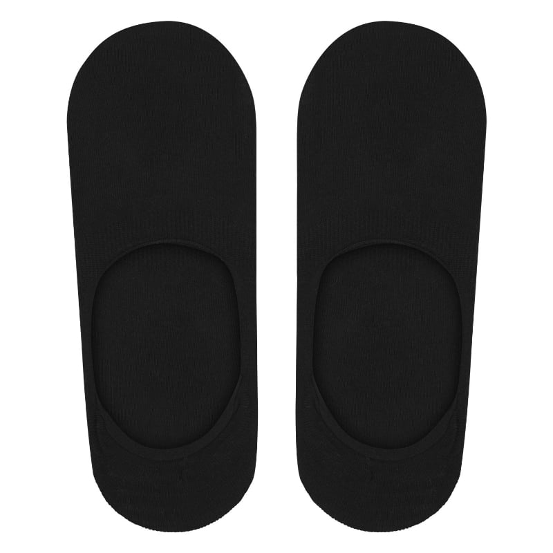 Bluemint PI 5 PACK BLACK Five Pack No Show Socks