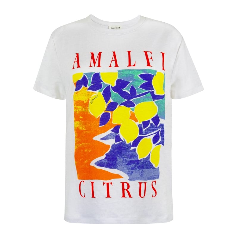 Bluemint RAYA AMALFI PRINTED Printed Linen T-Shirt