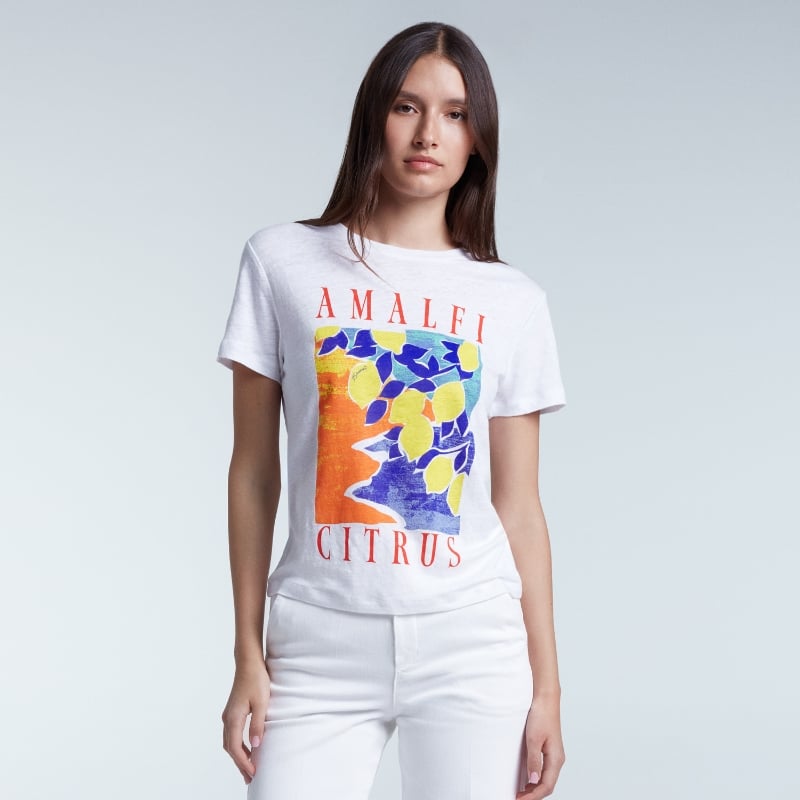 bluemint RAYA AMALFI PRINTED Printed Linen T-Shirt