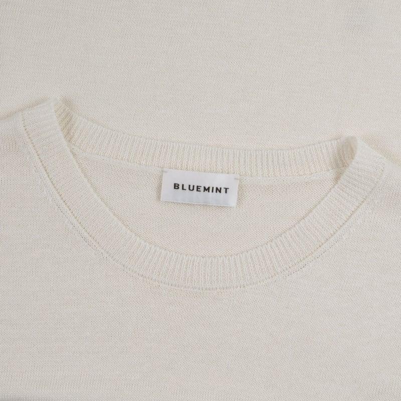 Bluemint RENEE ECRU Knitted Short-Sleeve Blouse