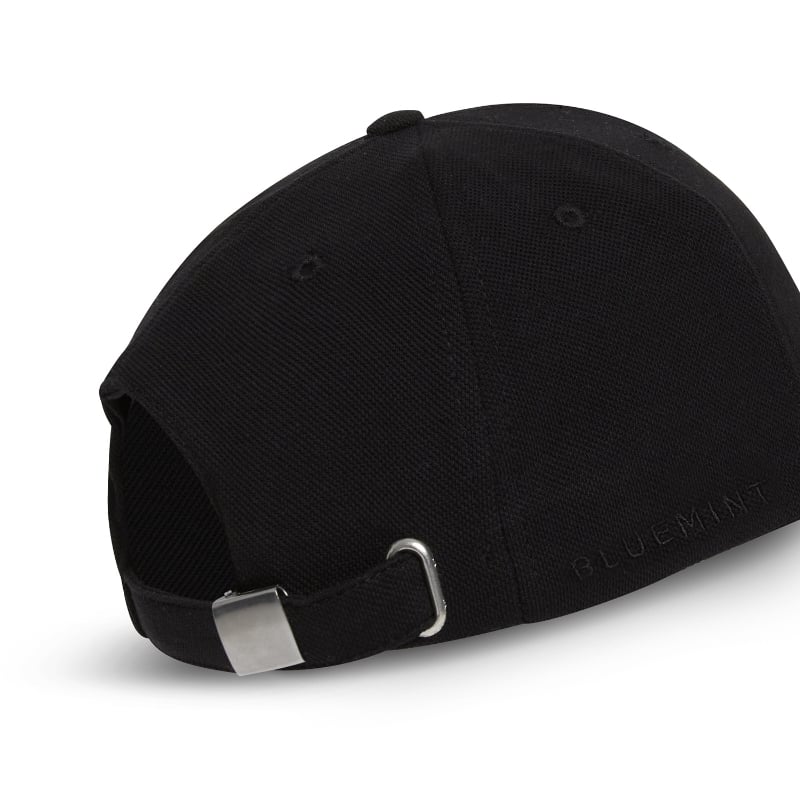 Bluemint REX BLACK Logo Printed Baseball Cap