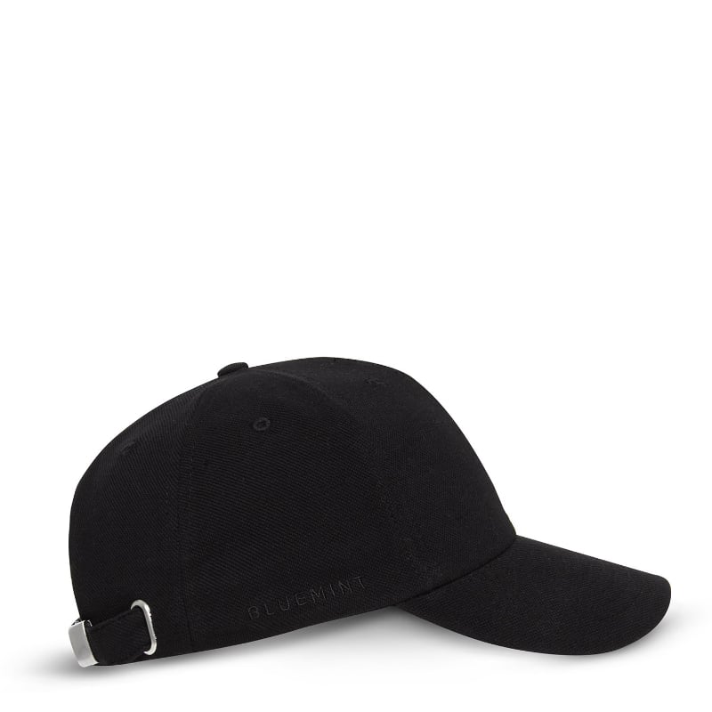 bluemint REX BLACK Logo Printed Baseball Cap