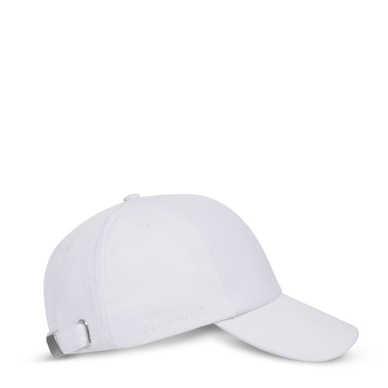 bluemint REX WHITE Logo Printed Baseball Cap
