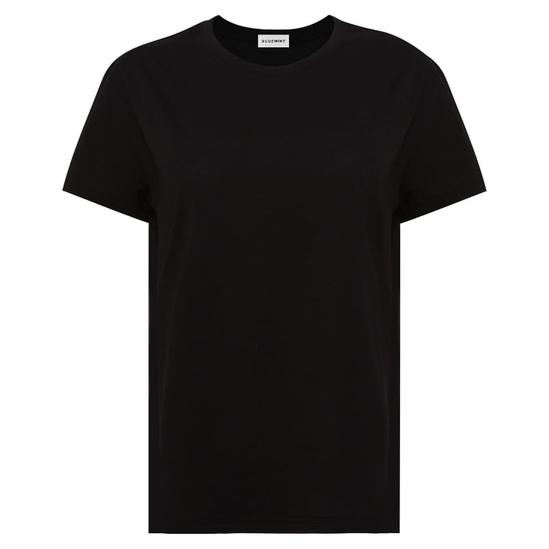 Bluemint RIA BLACK Crew-Neck Pima Cotton T-Shirt