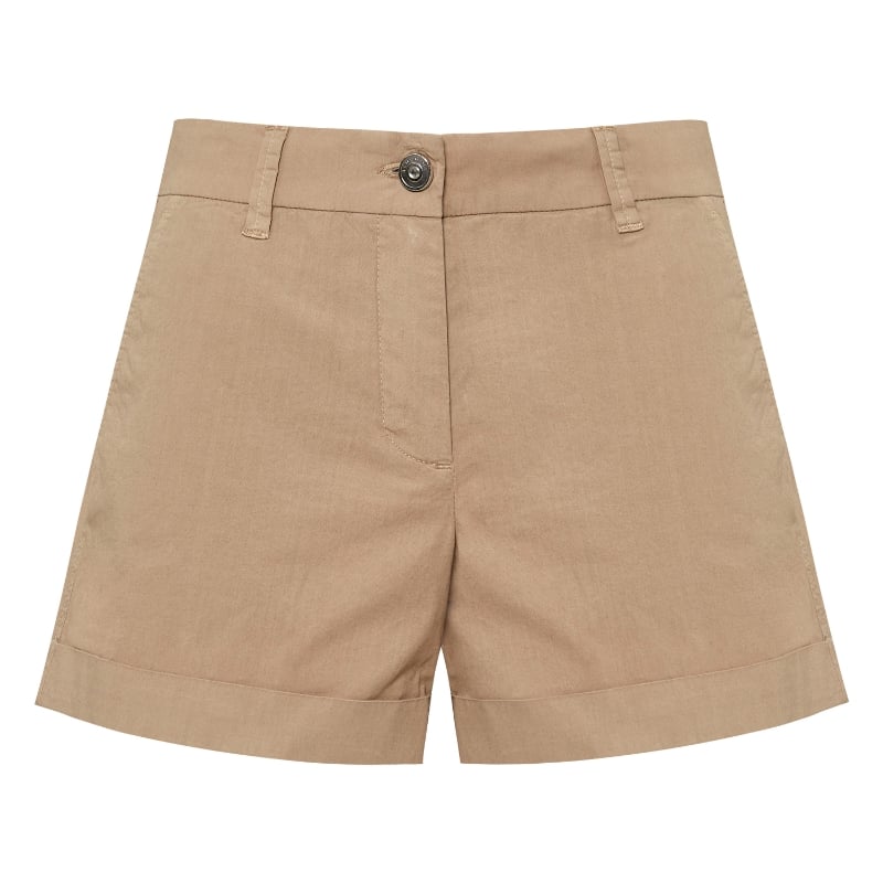 Bluemint ROX SAND Structured Cotton-Blend Shorts