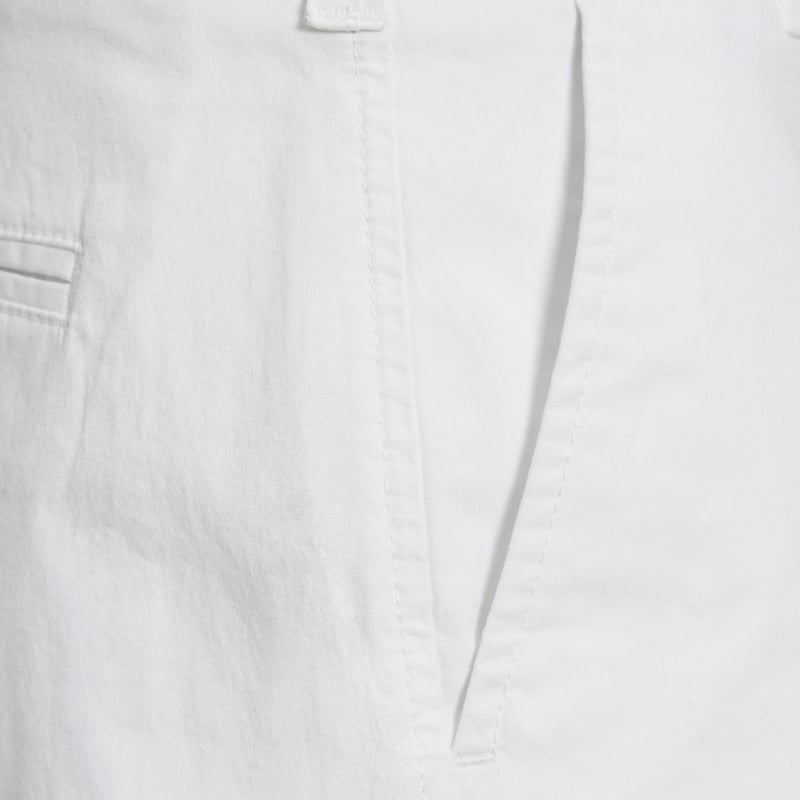 Bluemint ROX WHITE Structured Cotton-Blend Shorts