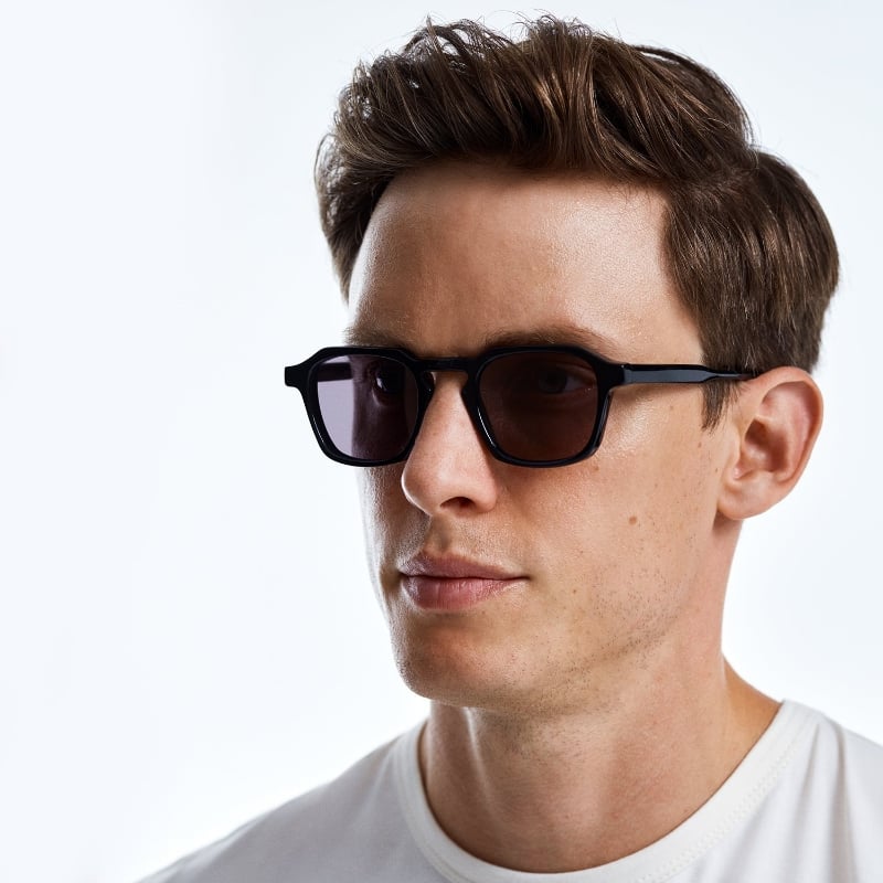 Bluemint SMITH BLACK Square Frame Sunglasses