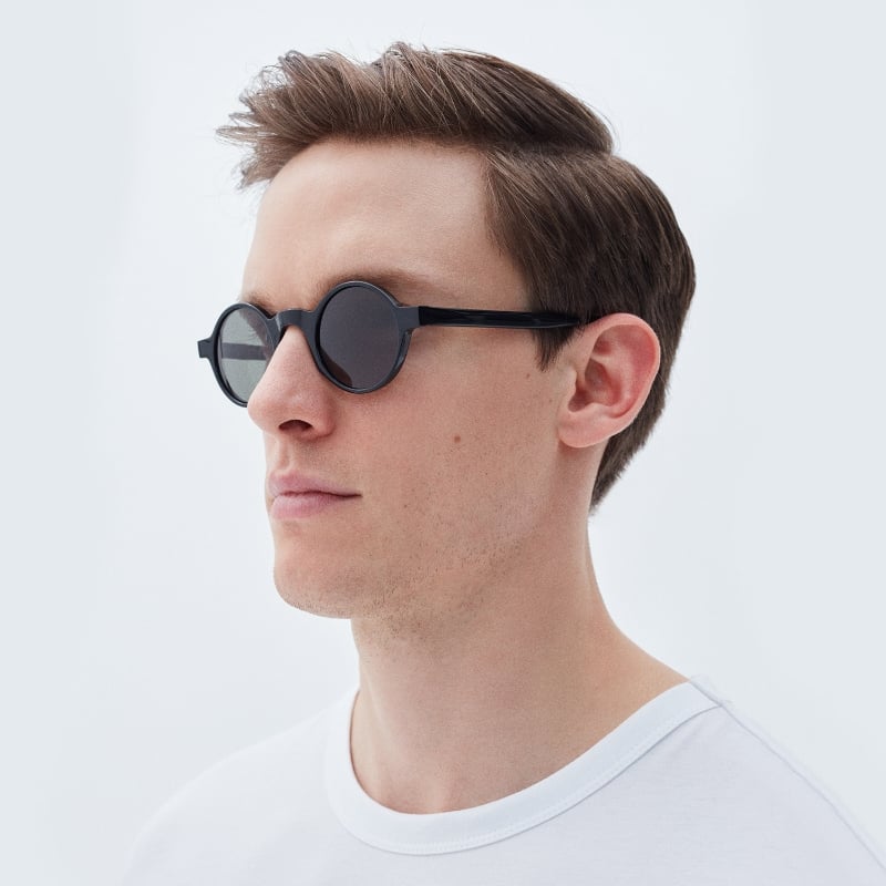 Bluemint TOBY BLACK Round Frame Sunglasses