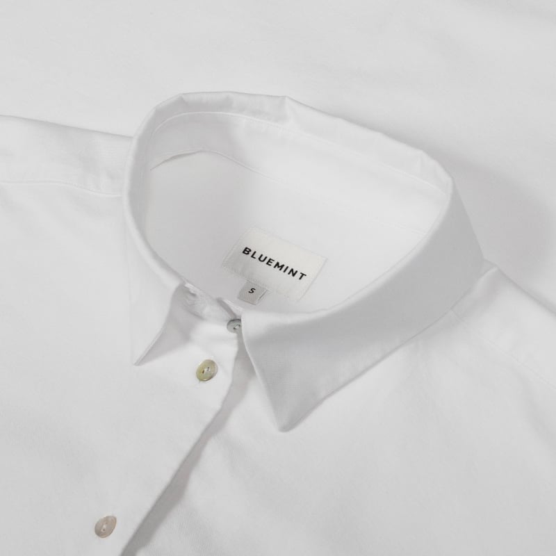 Bluemint VIOLETTE WHITE Organic Cotton Shirt