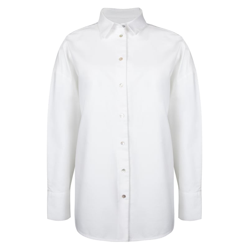 bluemint VIOLETTE WHITE Organic Cotton Shirt