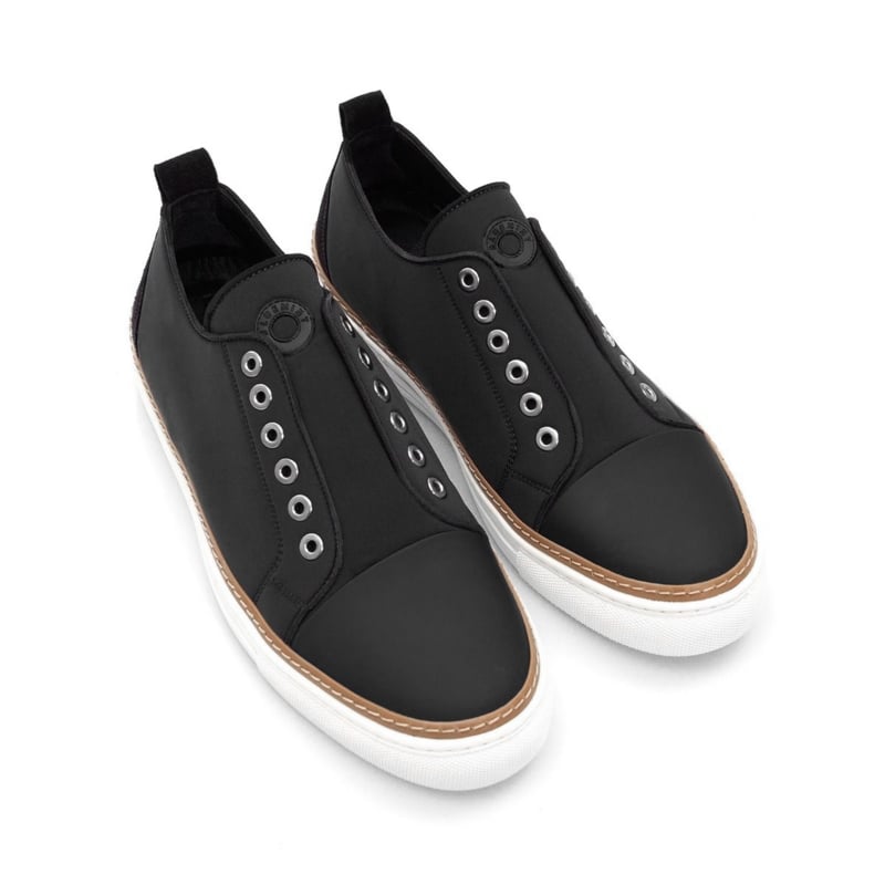 Bluemint WALTER BLACK Neoprene Slip-On Sneakers