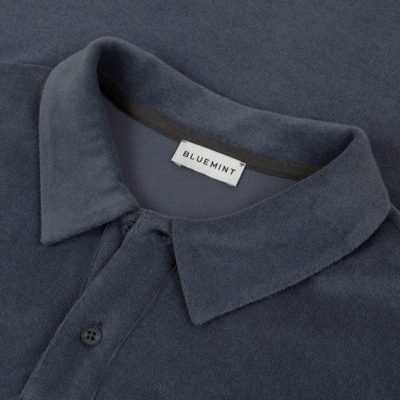 Bluemint YAM MIDNIGHT Towelling Polo Shirt