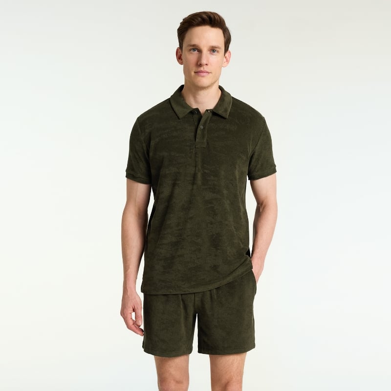 Bluemint YAM RAINFOREST Towelling Polo Shirt
