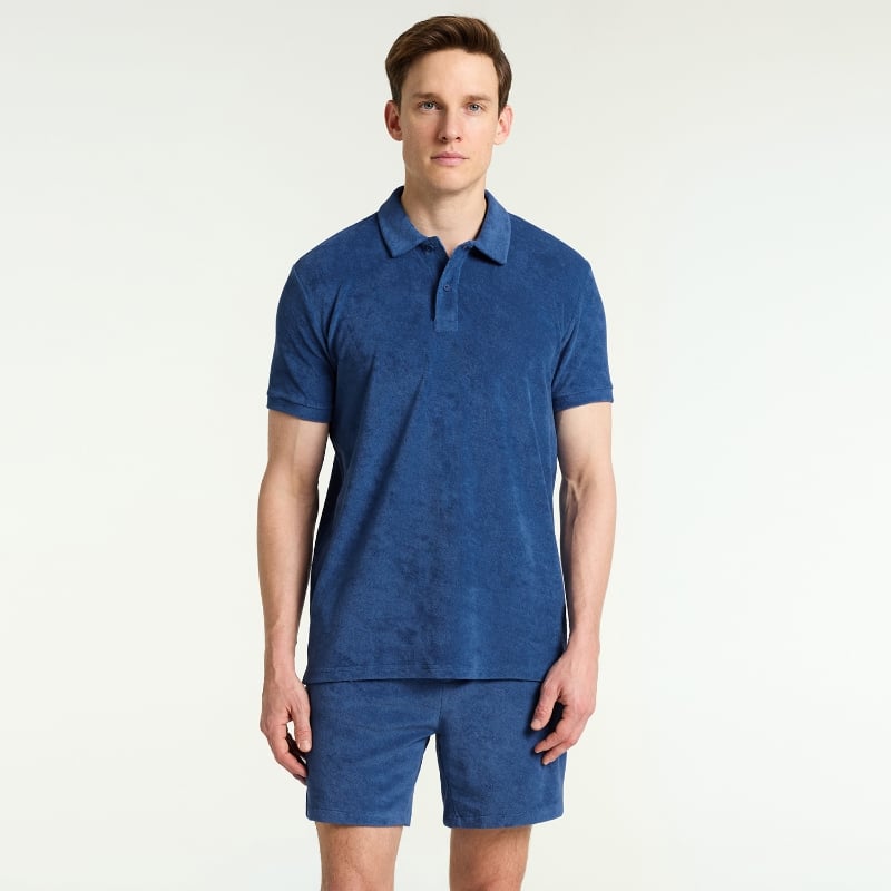 Bluemint YAM STEEL Towelling Polo Shirt