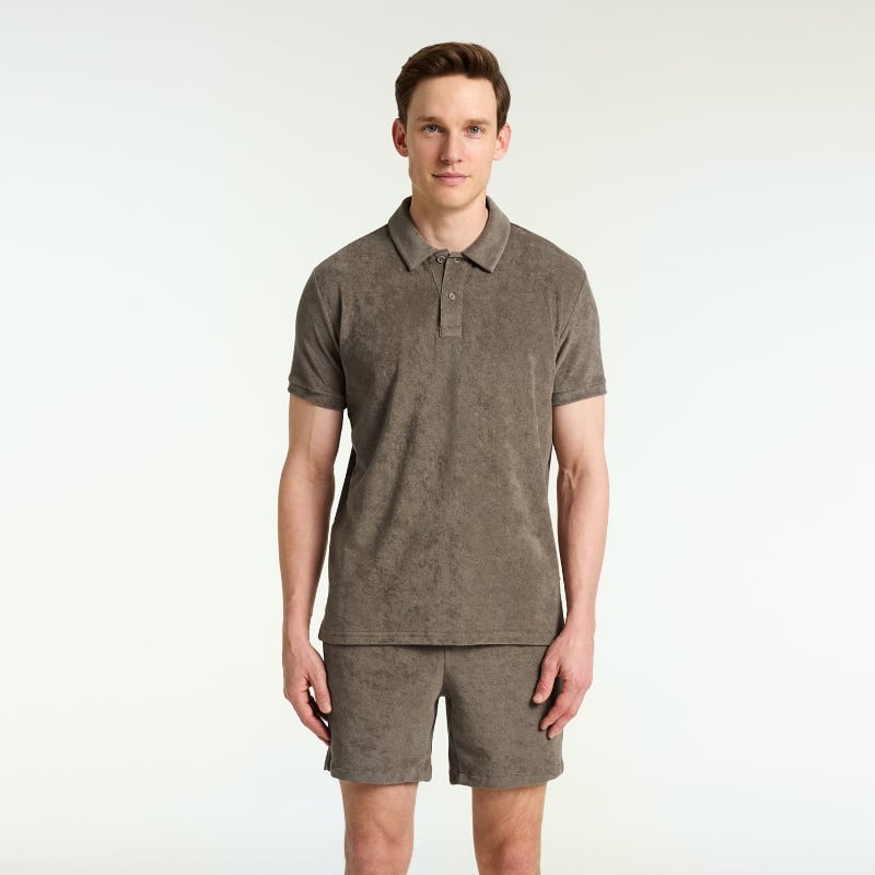 Bluemint YAM STONE Towelling Polo Shirt