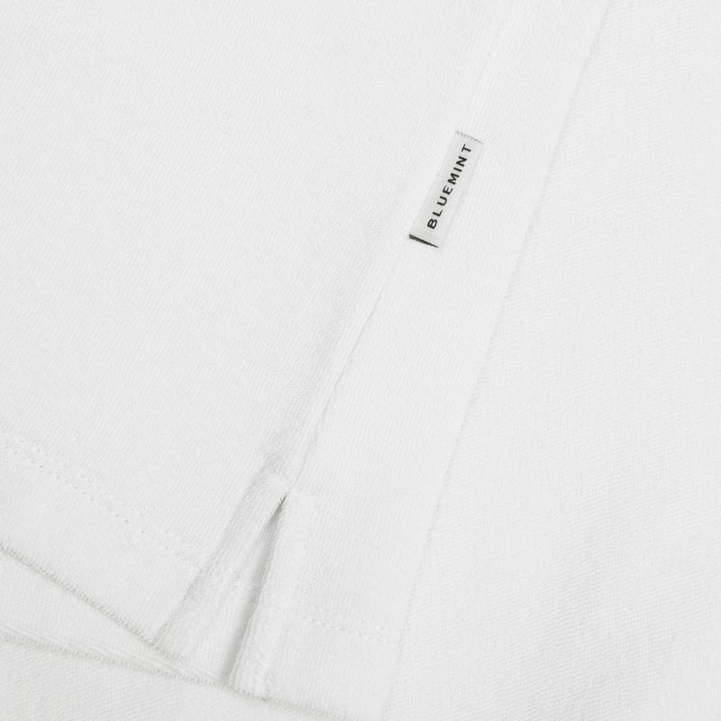 Bluemint YAM WHITE Towelling Polo Shirt