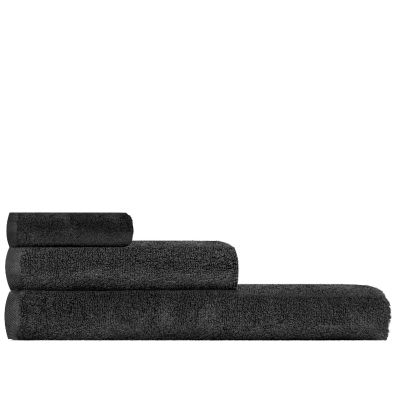 bluemint BM TOWEL SET ANTHRACITE Cotton-Terry Towel Set