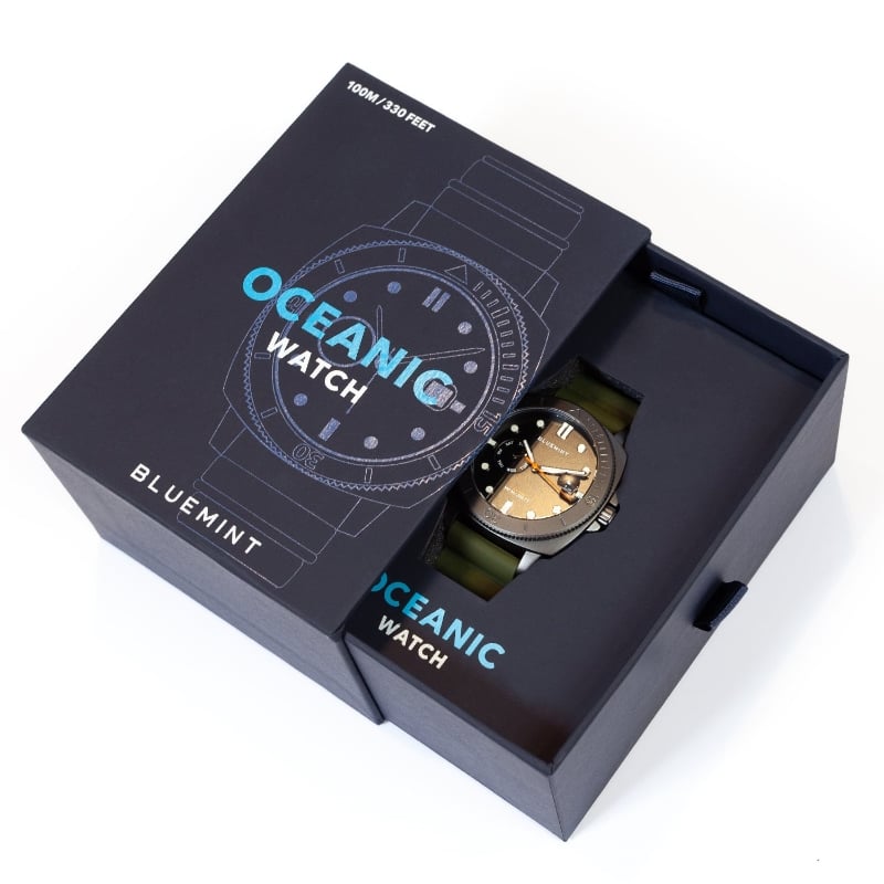 Bluemint BM WATCH OCEANIC B79-005-43 Mm Steel Case Watch