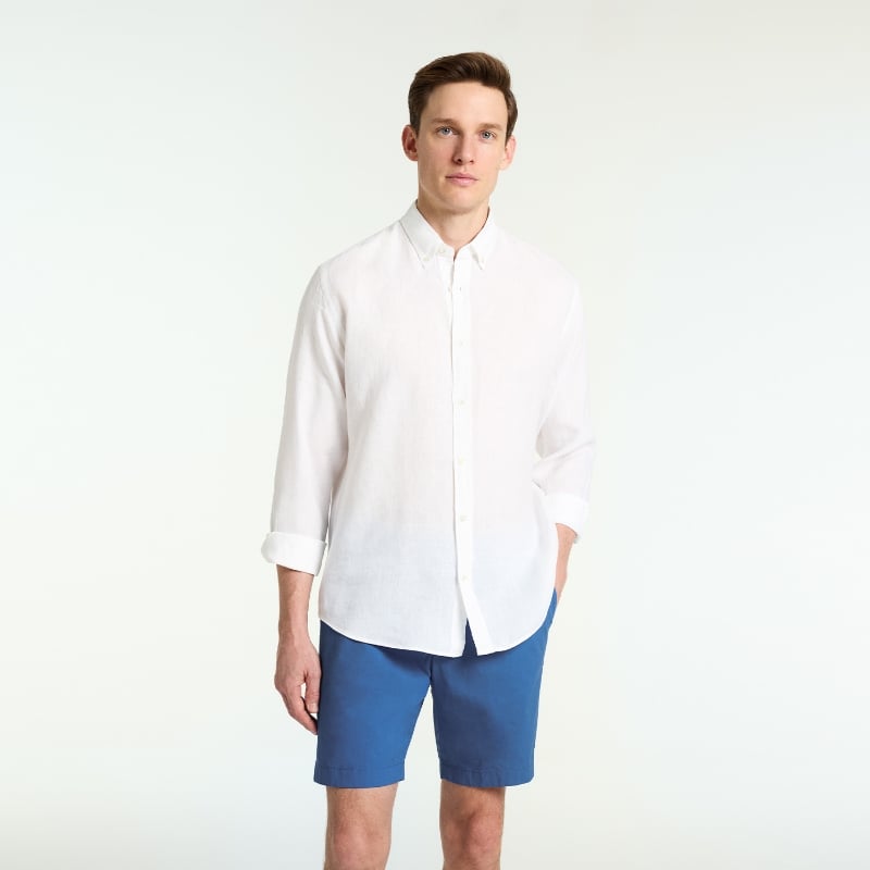 Bluemint CHRIS LAGOON BLUE Drawstring Bermuda Shorts