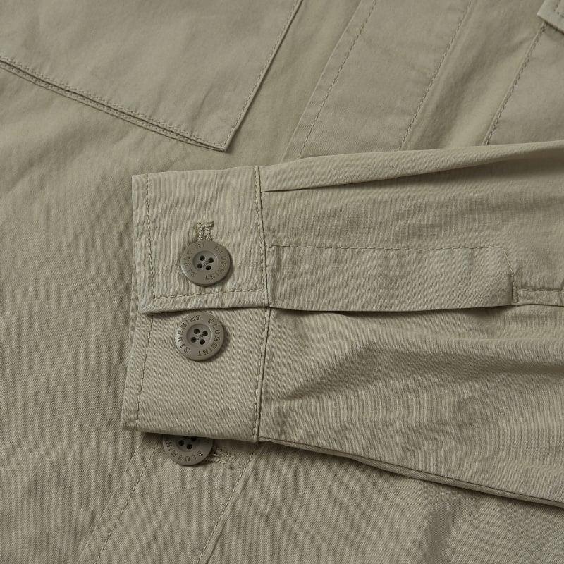 Bluemint CHRISTOPHER DIM GREEN Stretch-Cotton Overshirt