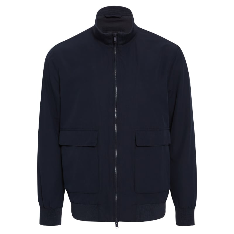 bluemint COLBERT DARK NAVY Cotton Blend Bomber Jacket