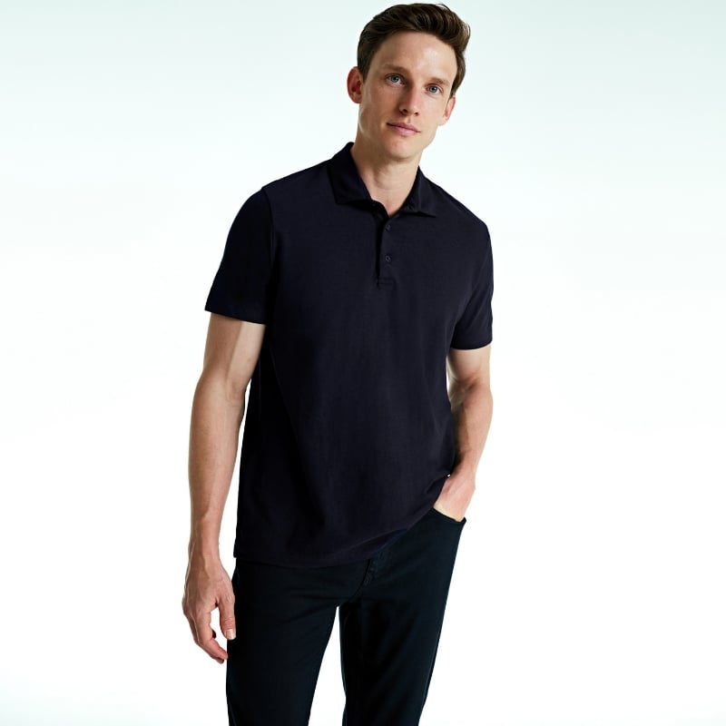 Bluemint COOL TOUCH COTTON POLO SHIRT DARK NAVY Regular Fit Polo Shirt