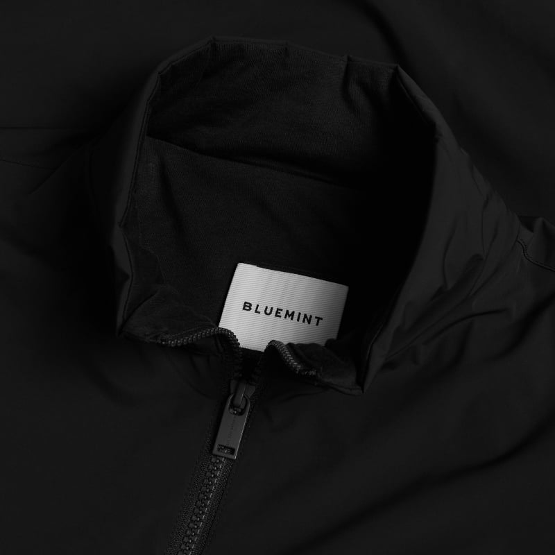 Bluemint COOPER BLACK Water-Repellent Stand Collar Jacket