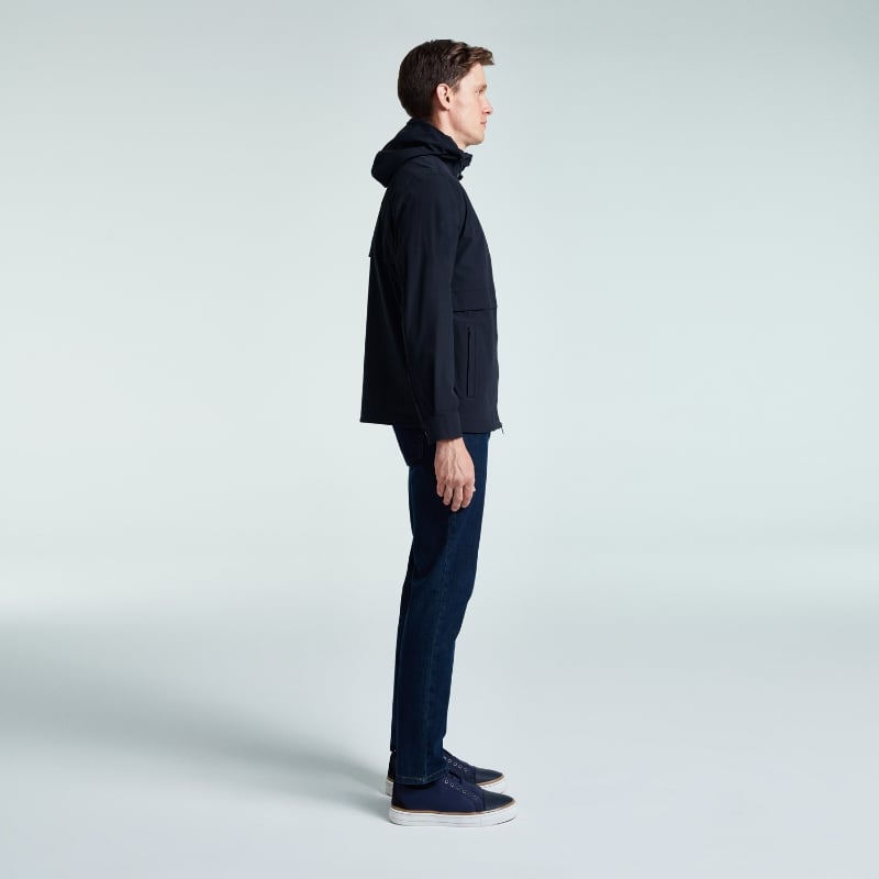Bluemint CRAIG DARK NAVY Water-Resistant Hooded Jacket
