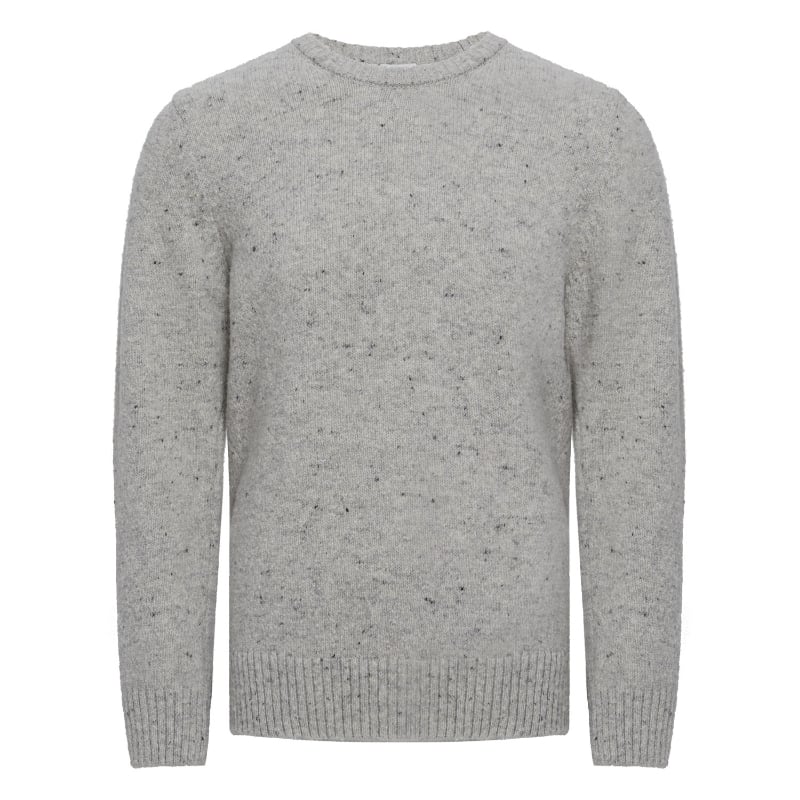 bluemint DESMOND GREY MELANGE Crew-Neck Neppy Sweater