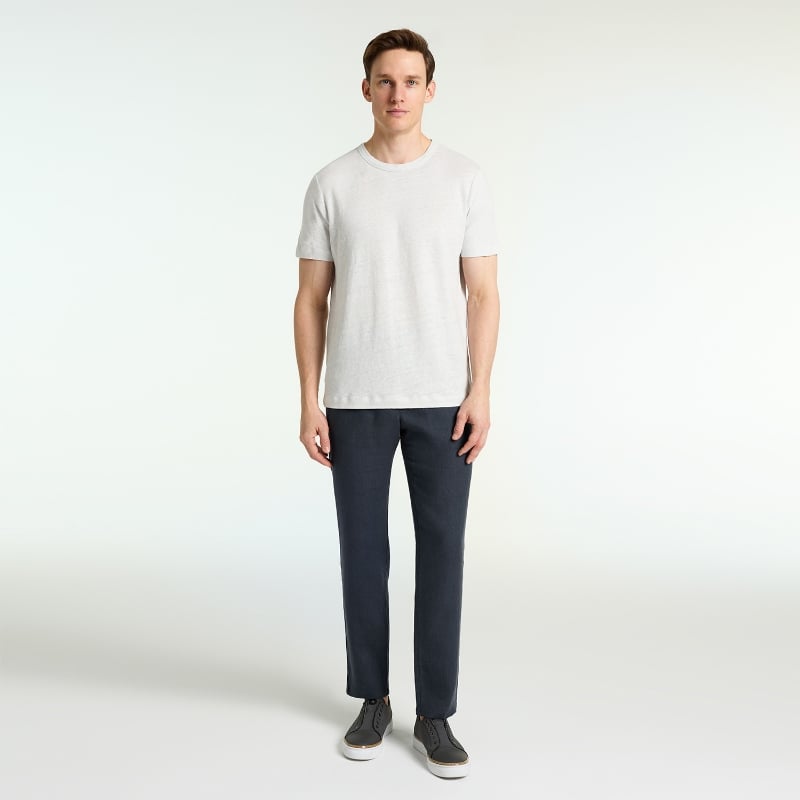 Bluemint EDAN JOGGER MIDNIGHT Drawstring Linen Trousers