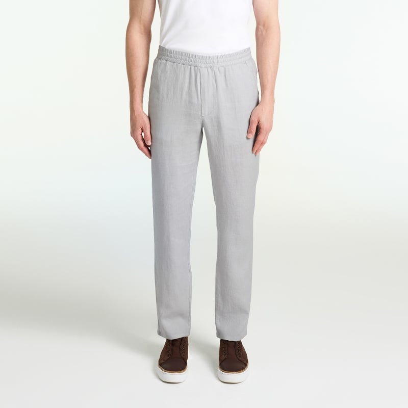 Bluemint EDAN JOGGER MOON Drawstring Linen Trousers