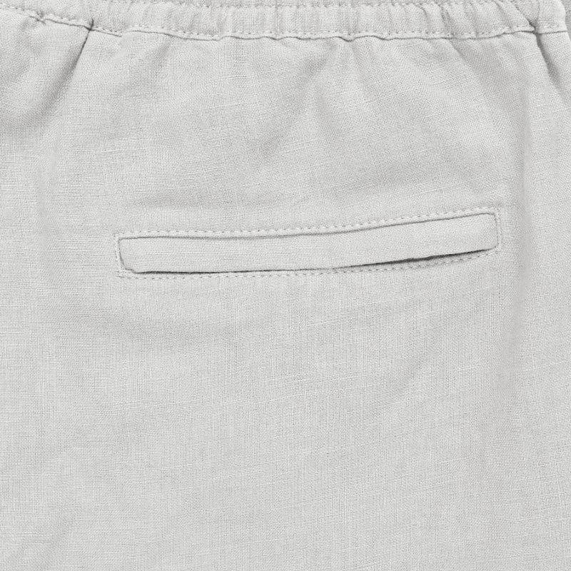 Bluemint EDAN JOGGER WHITE Drawstring Linen Trousers
