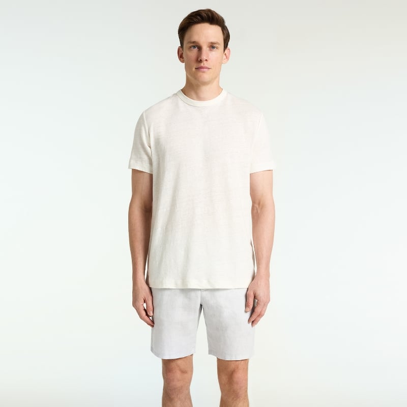 Bluemint EDMUND JOGGER MOON Linen Drawstring Shorts