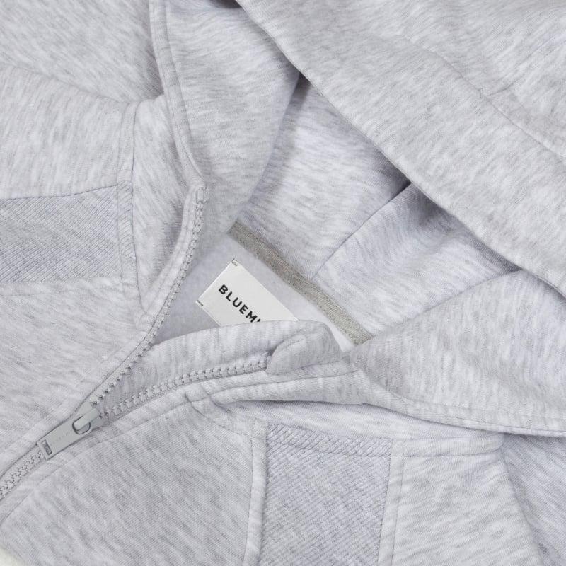 Bluemint EOLIA GREY MELANGE Half-Zip Hooded Sweatshirt