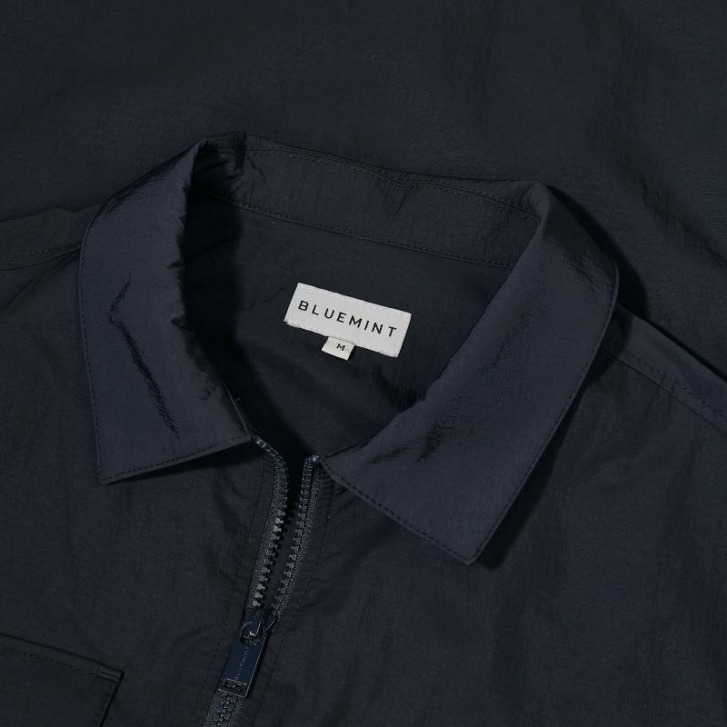 Bluemint ESCAPE DARK NAVY Water-Repellent Overshirt With Zipper