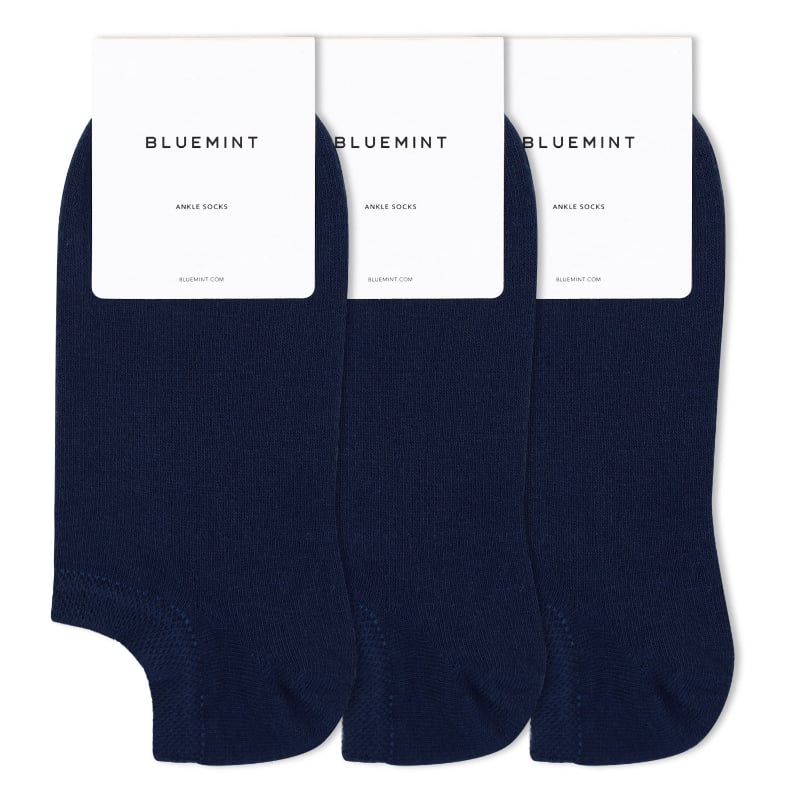 bluemint FINCH 3 PACK DARK NAVY Three-Pack Ankle Socks