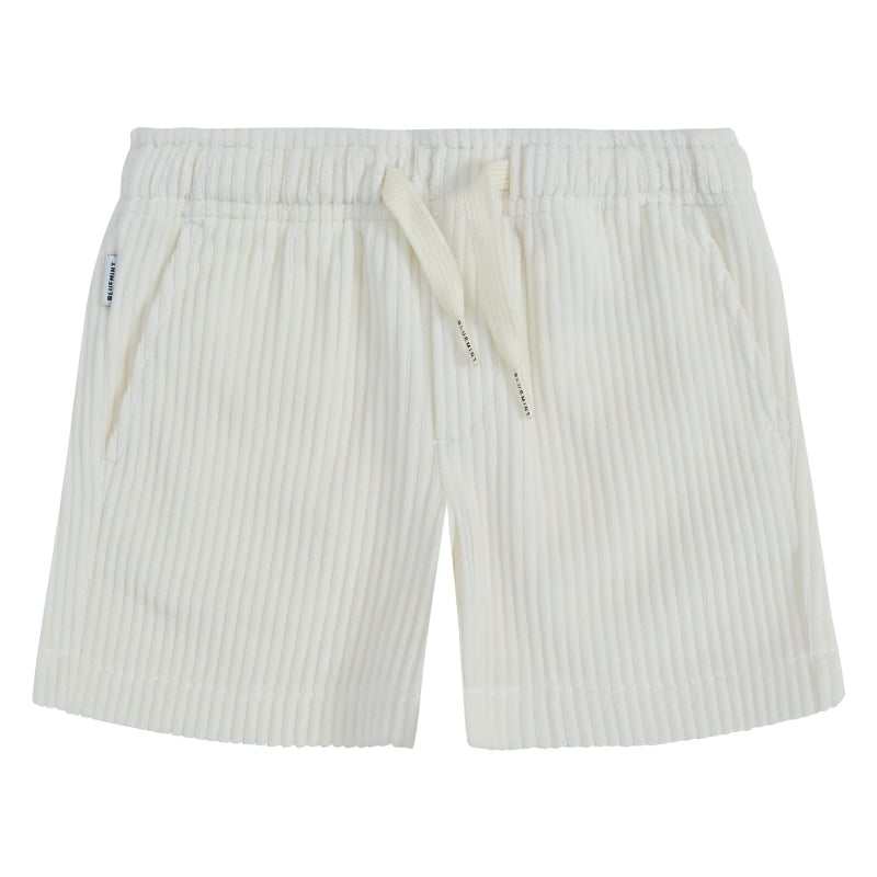 bluemint GABI ECRU Kids Straight-Cut Corduroy Shorts