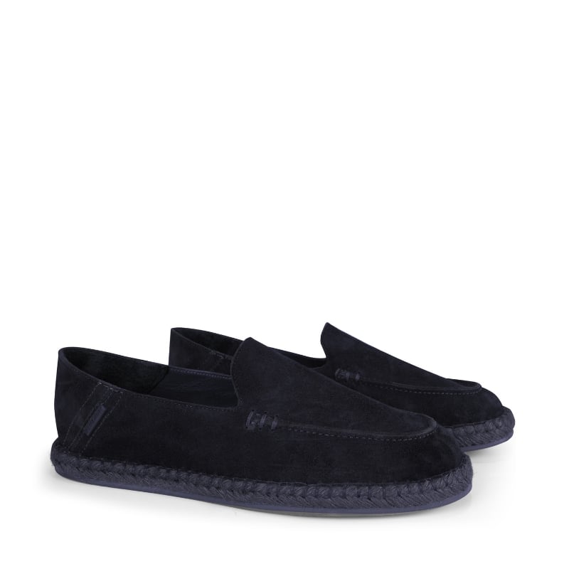 Bluemint GAUDI DARK NAVY Lightweight Suede Espadrille