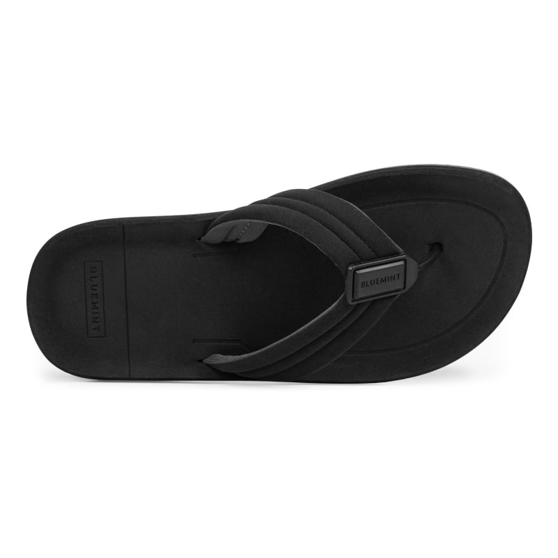 Bluemint GELLERT BLACK All-Day Comfort Beach Slippers