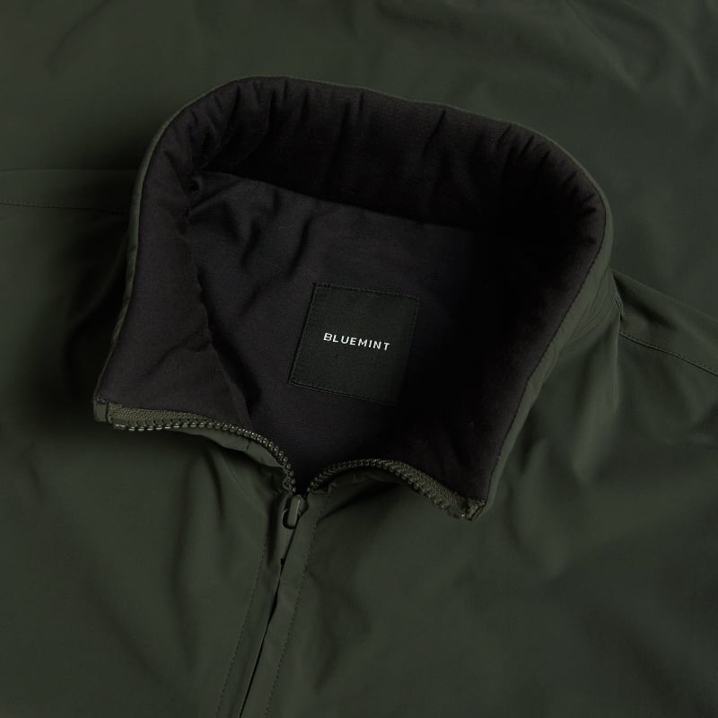 Bluemint HAMILTON DARK FOREST Water-Repellent Stand Collar Jacket