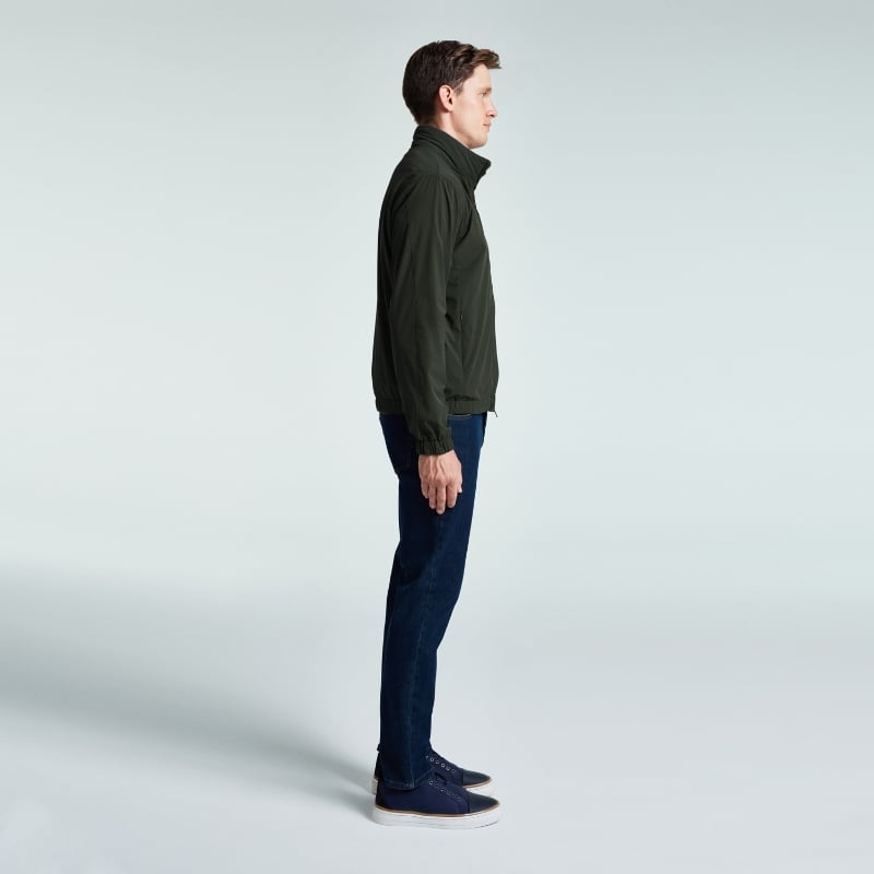 Bluemint HAMILTON DARK FOREST Water-Repellent Stand Collar Jacket