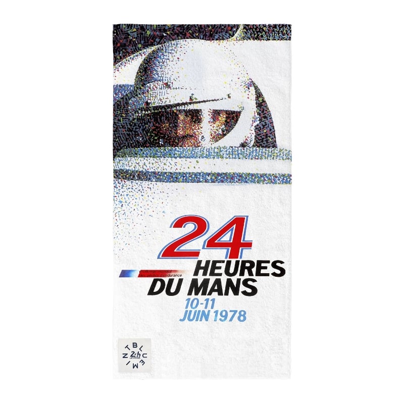 bluemint HECTOR 24H LE MANS 1978 Big Size Cotton Beach Towel