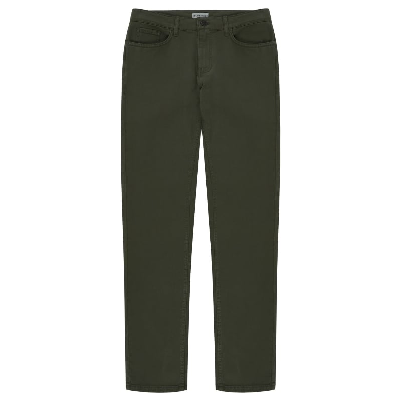 bluemint HUDSON OLIVE Cotton Blend 5 Pockets Trousers